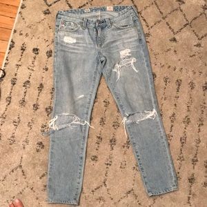AG Destructed Denim